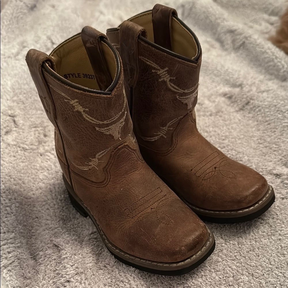 Smoky Mountain Boots Brown Western Cowboy Boots Toddler 7